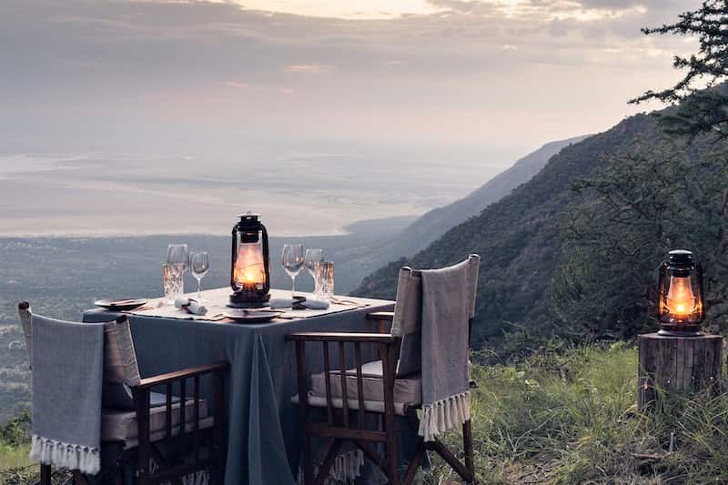 Private dinner, Mila Tented Camp