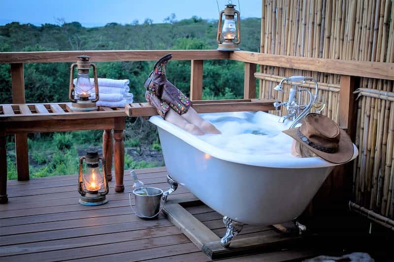 Bathtub, Semliki Safari Lodge